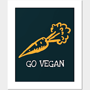 Go Vegan Posters and Art